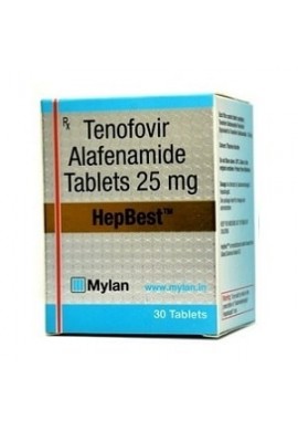 HepBest 25mg Tablets : 替諾福韋阿拉芬酰胺 (TAF) 