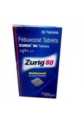  Zurig 80mg Tablets | 非布索坦 印度 