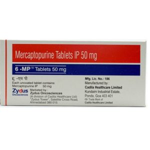 6-MP Mercaptopurine 50mg Tablet