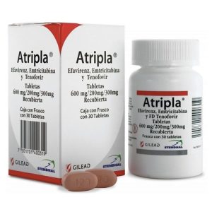 Atripla Tablets (Efavirenz, Emtricitabine, and Tenofovir)