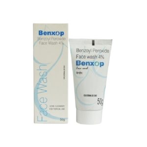 Benxop 50mg Benzoyl Peroxide 4% Face Wash