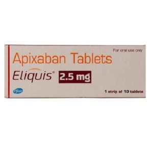 Eliquis 2.5mg Apixaban Tablets