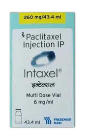 Intaxel Paclitaxel 260 mg Injection