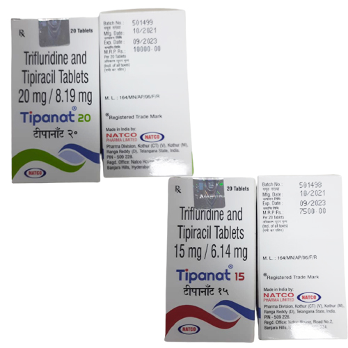 Tipanat Trifluridine/Tipiracil Tablet