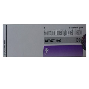 Wepox 4000 IU Injection : Epoetin Alfa